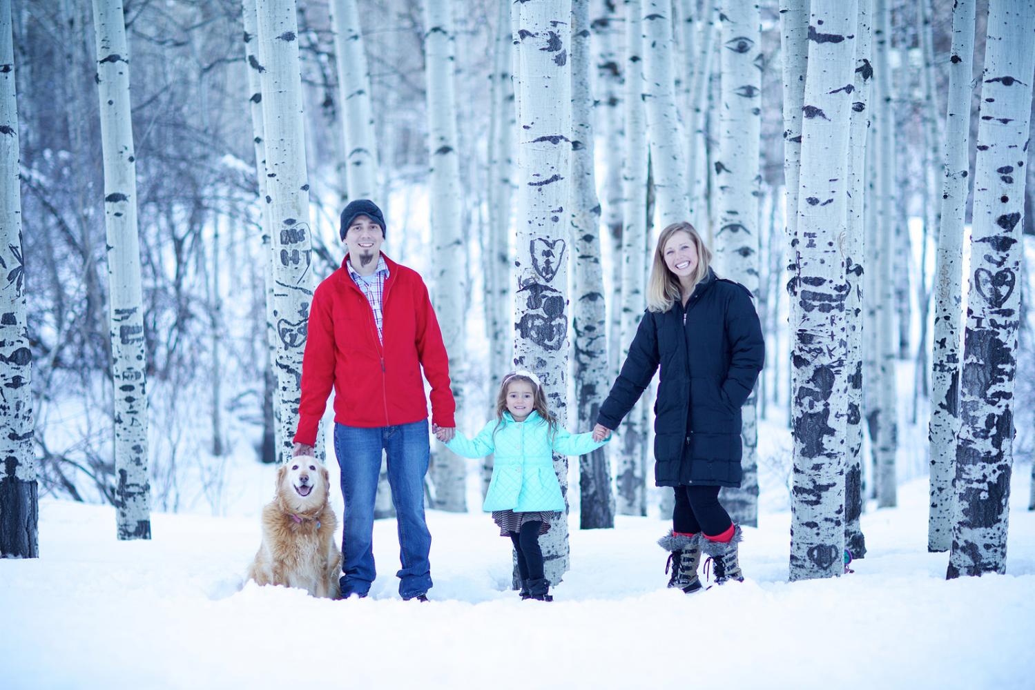 Park City Family Portraits In Winter